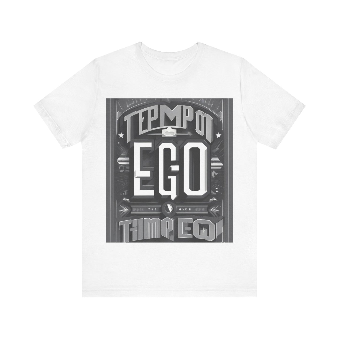 boostlete-mile-by-mile-type-tempo-over-ego-banner-modern-0093 — Unisex Jersey Short Sleeve (B+C 3001)