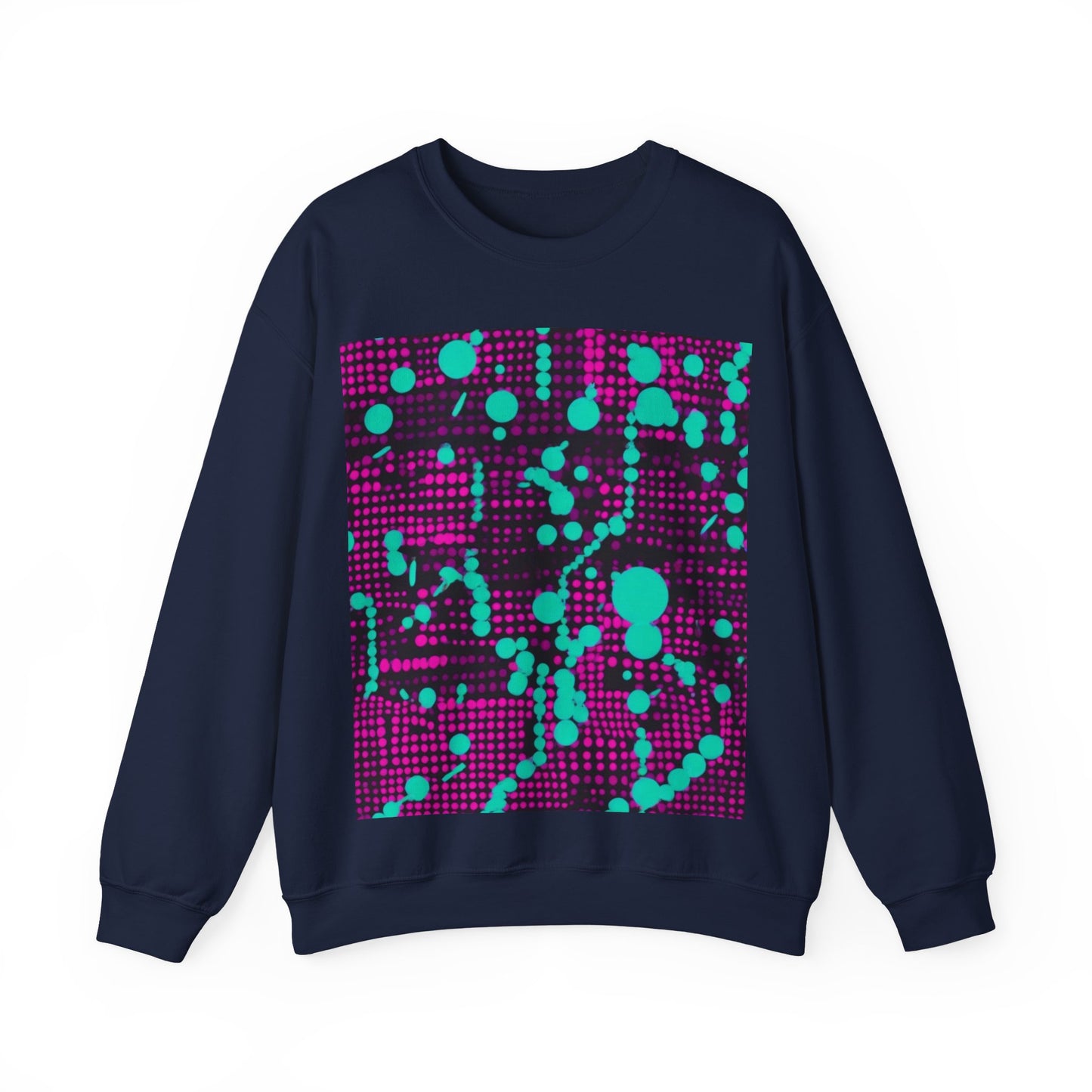 boostlete-pr-season-pattern-dotted-retro-0891 — Unisex Heavy Blend Crewneck (G18000)
