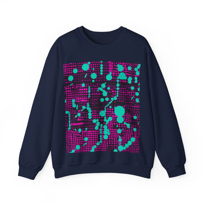 boostlete-pr-season-pattern-dotted-retro-0891 — Unisex Heavy Blend Crewneck (G18000)