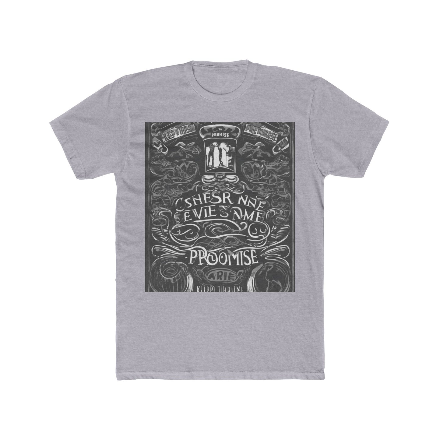 boostlete-boost-mode-type-keep-the-promise-big-monoline-0049 — Unisex Cotton Crew Tee (NL 3600)