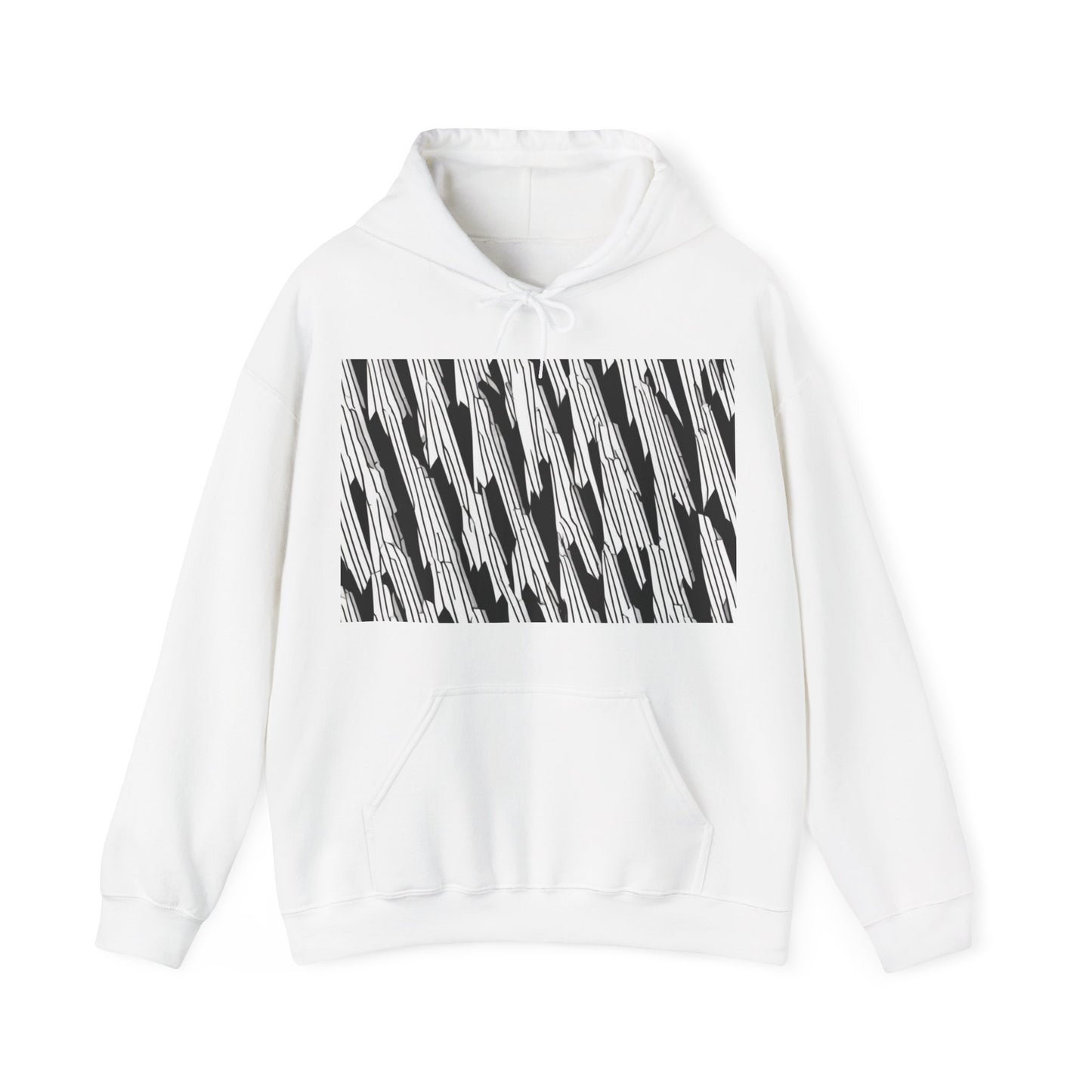 boostlete-iron-intent-pattern-micro-isometric-0199 — Unisex Heavy Blend Hooded Sweatshirt (Gildan)