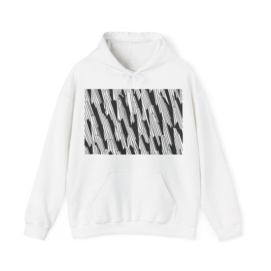 boostlete-iron-intent-pattern-micro-isometric-0199 — Unisex Heavy Blend Hooded Sweatshirt (Gildan)