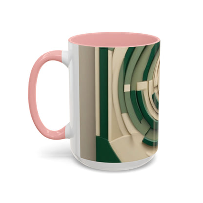boostlete-mile-by-mile-icon-target-3d-modern-0306 — Accent Mug 11/15oz