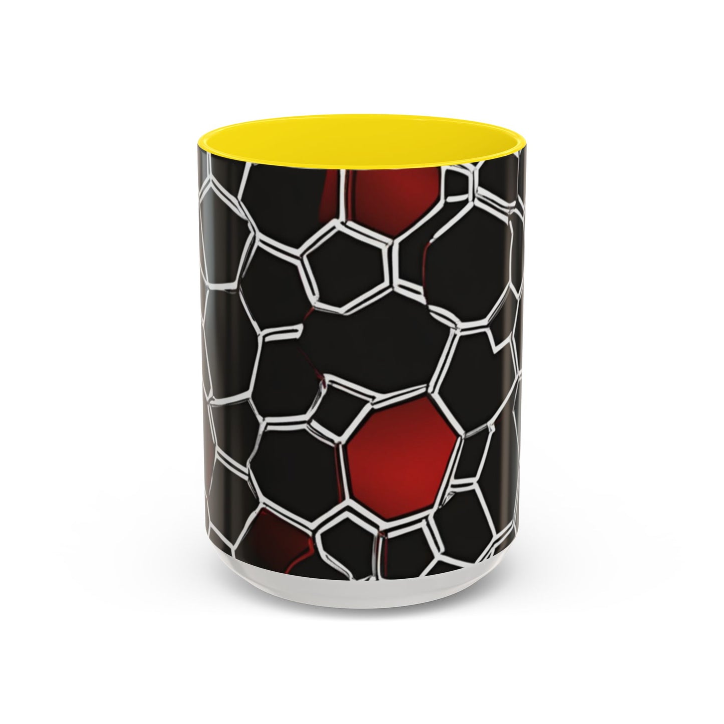 boostlete-quiet-power-pattern-hex-vector-0039 — Accent Mug 11/15oz