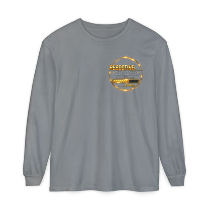 Rebooting Loading Graphic Long Sleeve T-Shirt