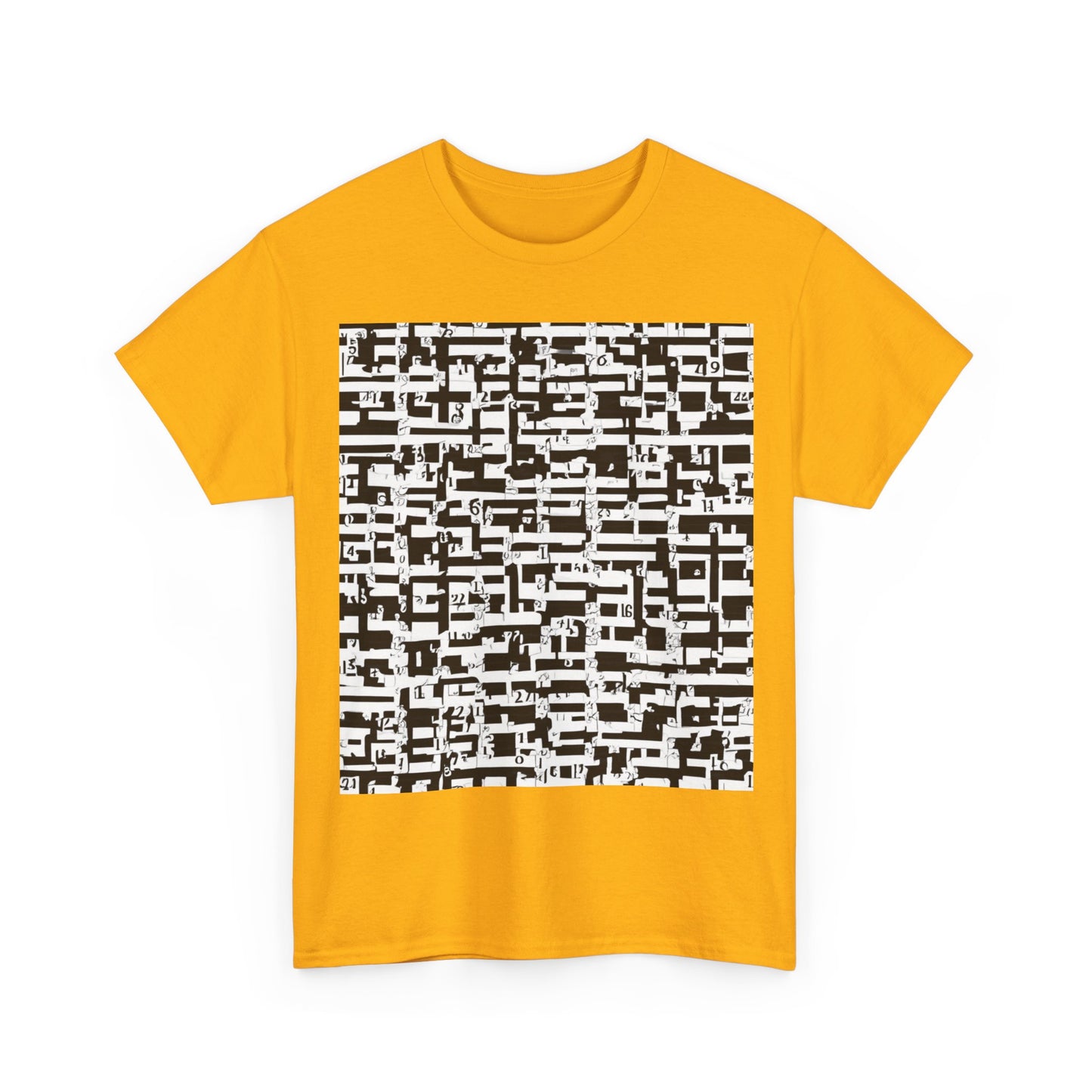 boostlete-iron-intent-pattern-plate-number-badge-0171 — Unisex Heavy Cotton Tee (Gildan 5000)