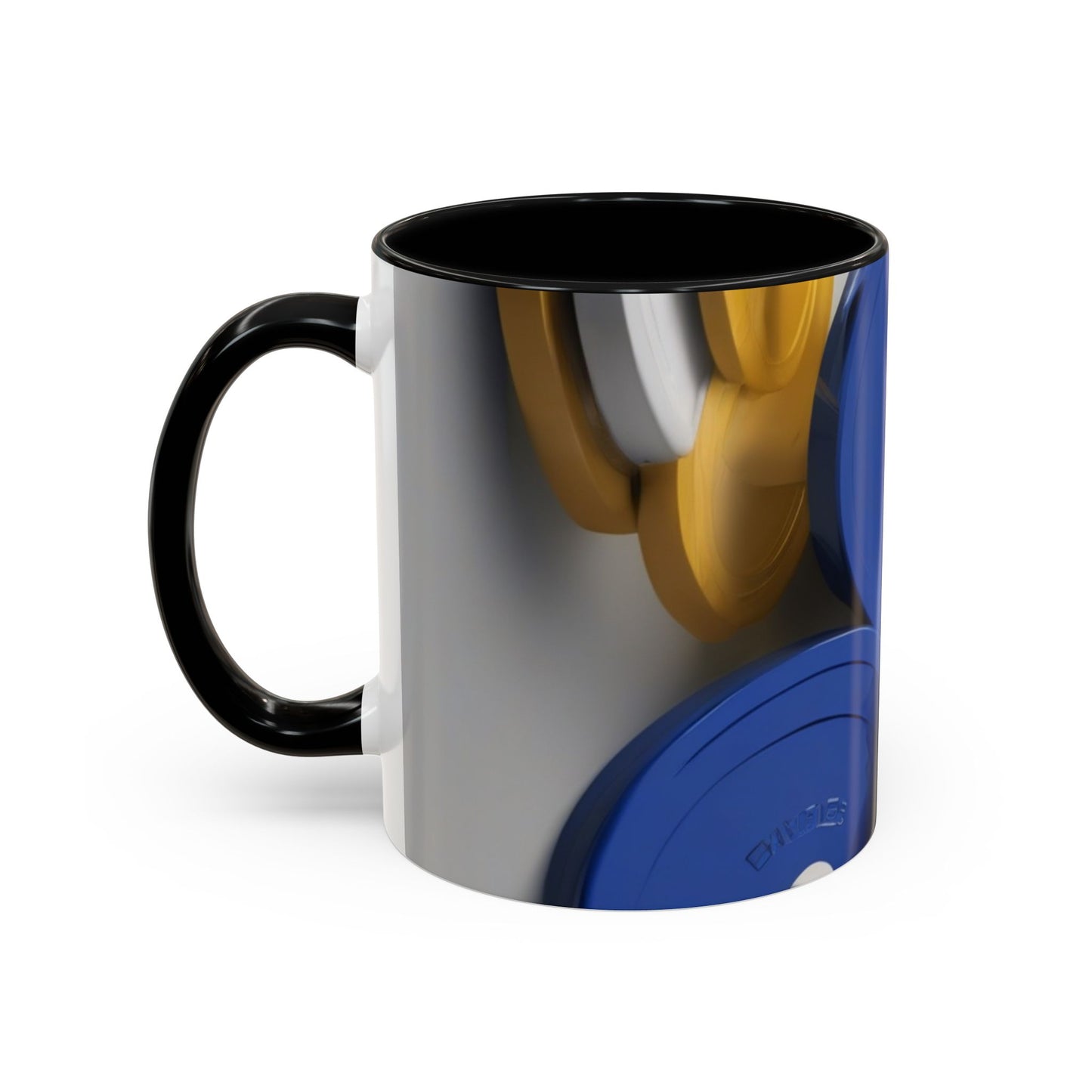 boostlete-field-day-icon-barbell-offset-geometric-0150 — Accent Mug 11oz/15oz