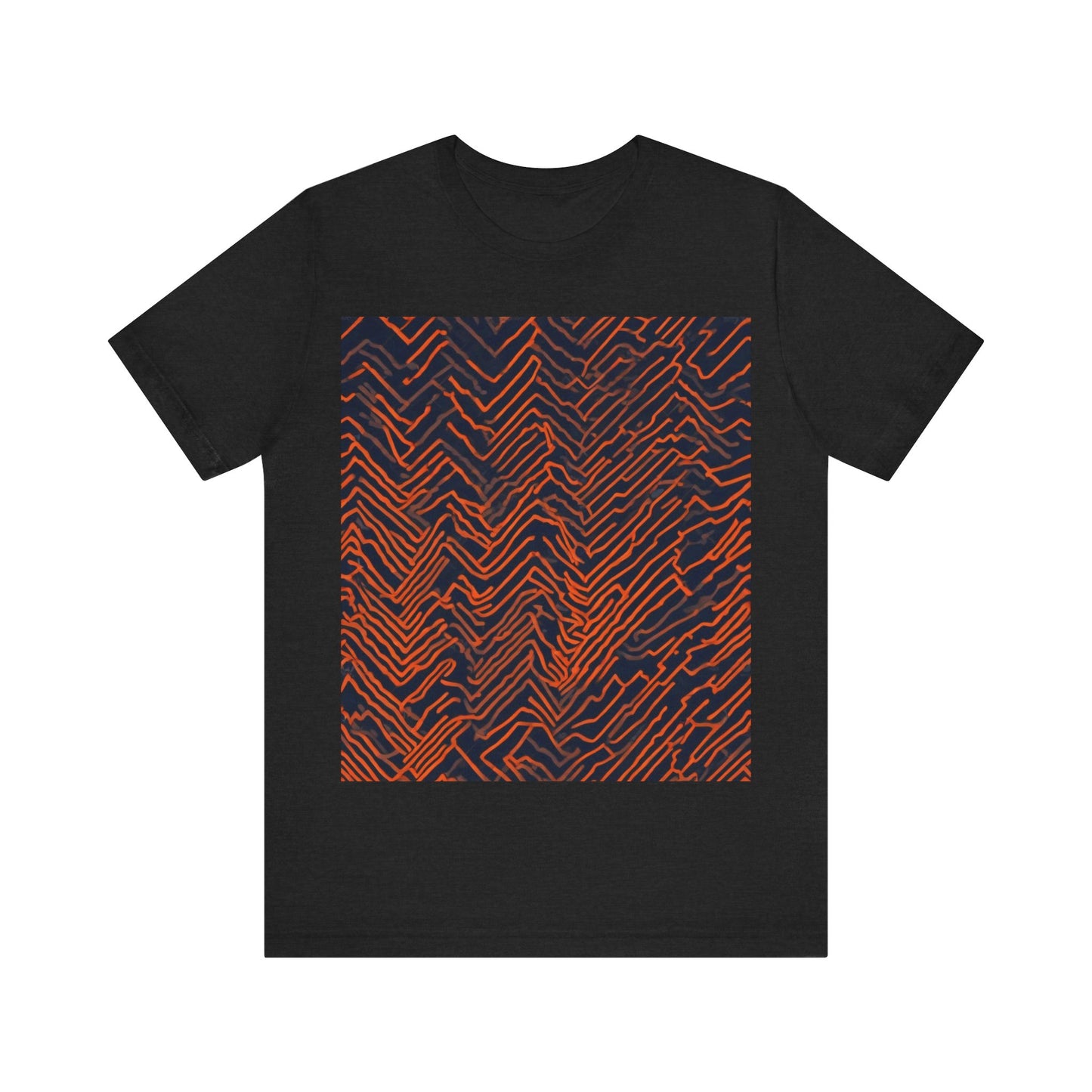 boostlete-field-day-pattern-ekg-modern-0087 — Unisex Jersey Short Sleeve (B+C 3001)