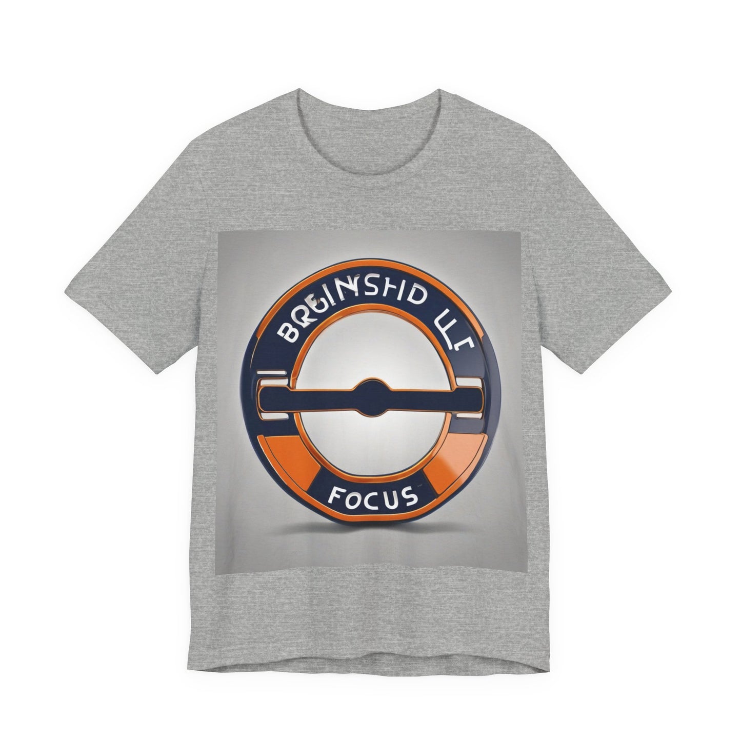 boostlete-quiet-power-icon-barbell-3d-athletic-0038 — Unisex Jersey Short Sleeve (B+C 3001)