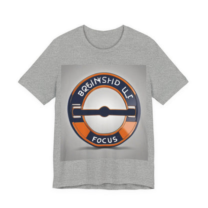 boostlete-quiet-power-icon-barbell-3d-athletic-0038 — Unisex Jersey Short Sleeve (B+C 3001)