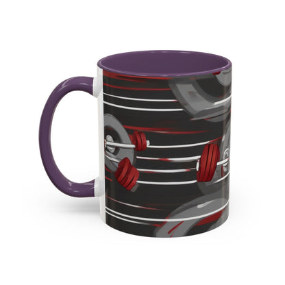 boostlete-rise-grind-icon-barbell-matte-vector-0138 — Accent Mug 11oz/15oz