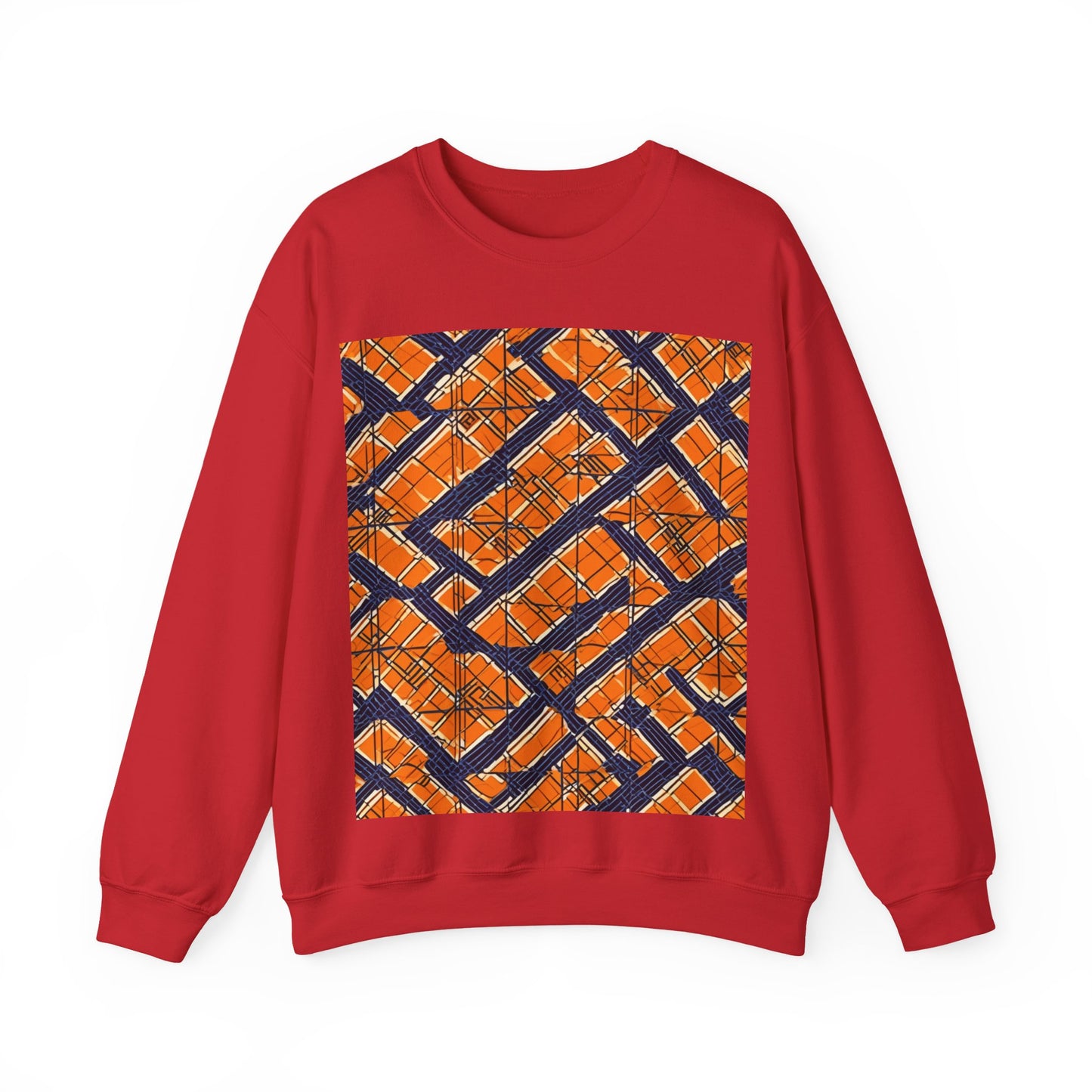 boostlete-boost-mode-pattern-plate-number-monoline-0571 — Unisex Heavy Blend Crewneck (G18000)
