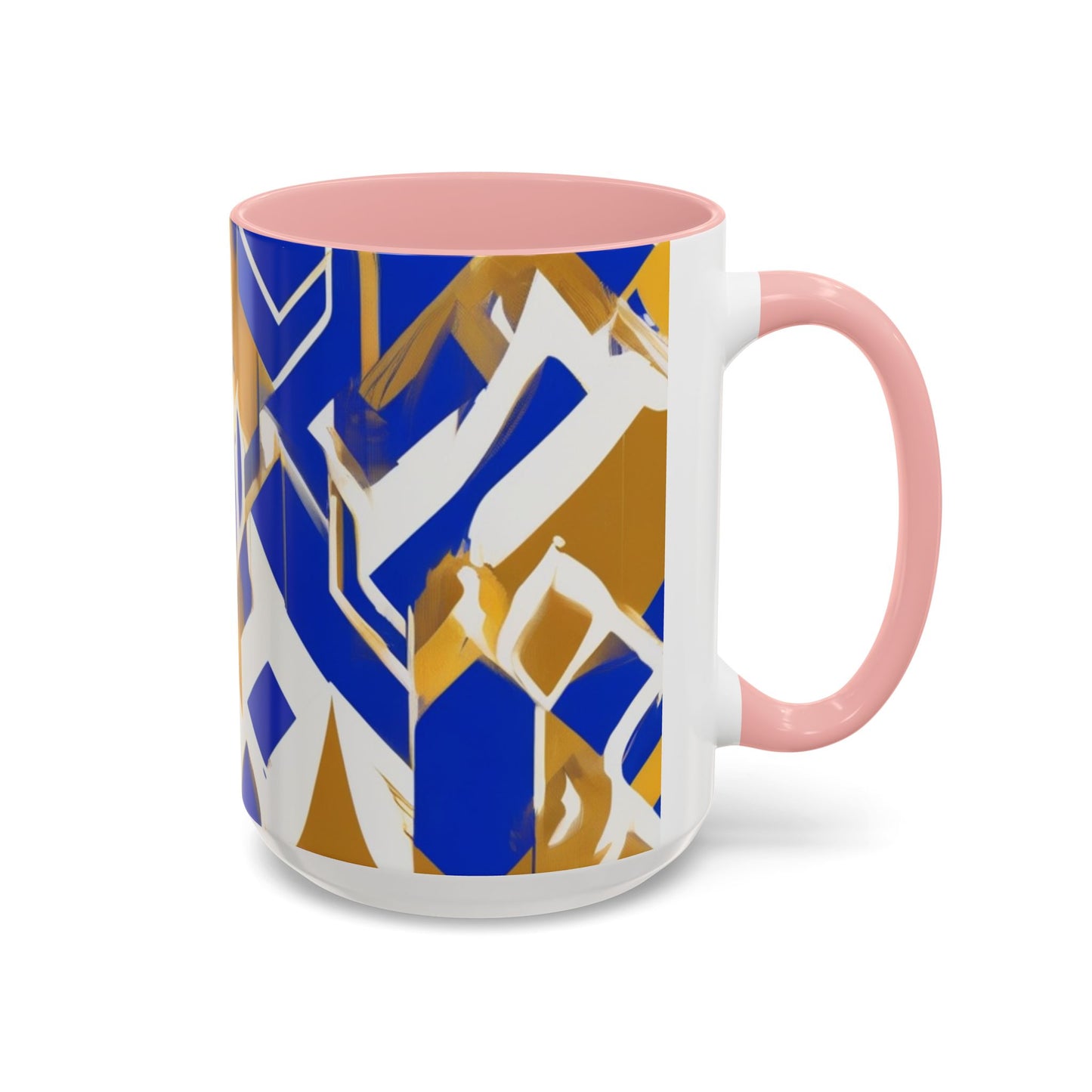 boostlete-field-day-icon-flame-glitch-geometric-0090 — Accent Mug 11oz/15oz