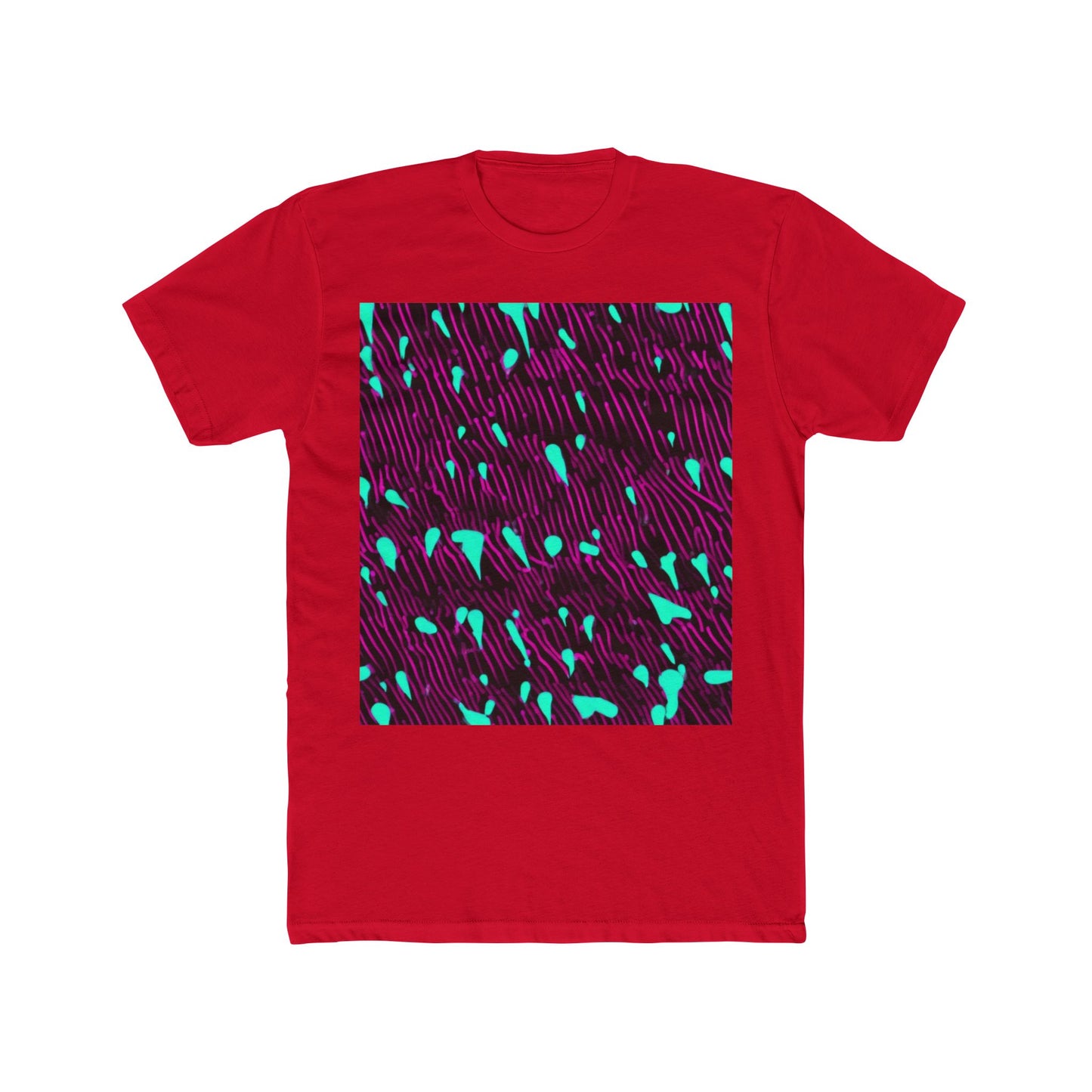 boostlete-am-crew-pattern-dotted-vector-0027 — Unisex Cotton Crew Tee (NL 3600)