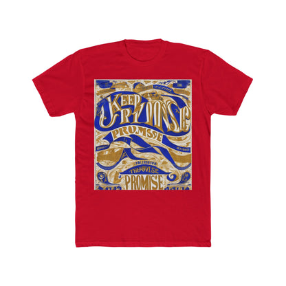 boostlete-am-crew-type-keep-the-promise-split-engraved-0101 — Unisex Cotton Crew Tee (NL 3600)