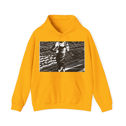 boostlete-headspace-scene-marathoner-speed-geometric-0816 — Unisex Heavy Blend Hoodie (G18500)