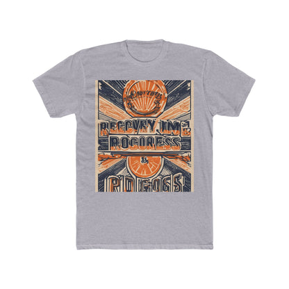 boostlete-boost-mode-type-recovery-progress-outline-over-solid-badge-0161 — Unisex Cotton Crew Tee (NL 3600)