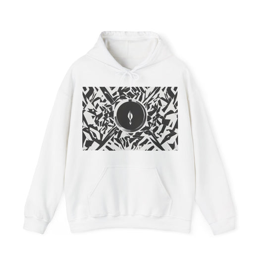 boostlete-am-crew-icon-flame-matte-geometric-0286 — Unisex Heavy Blend Hooded Sweatshirt (Gildan)