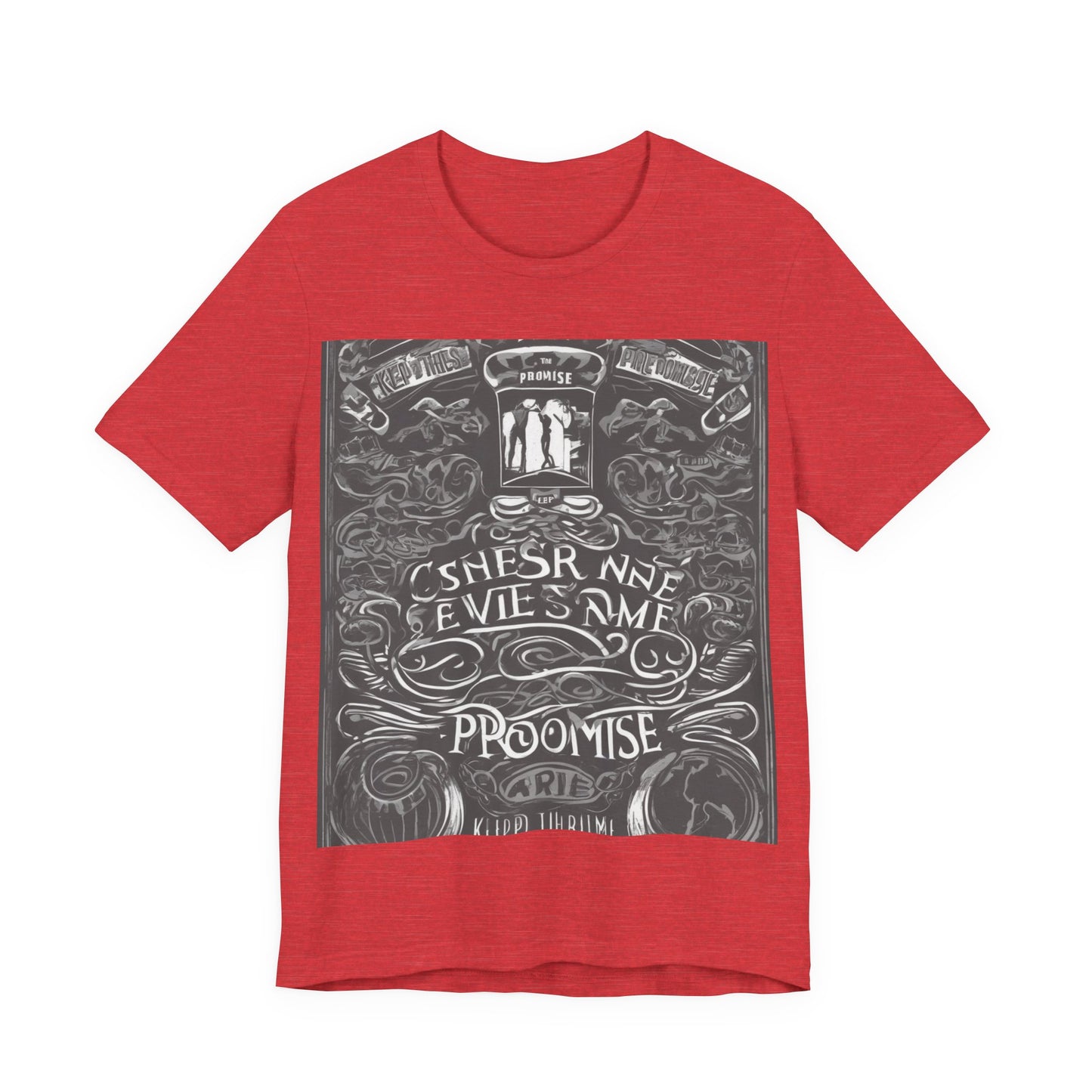 boostlete-boost-mode-type-keep-the-promise-big-monoline-0049 — Unisex Jersey Short Sleeve (B+C 3001)