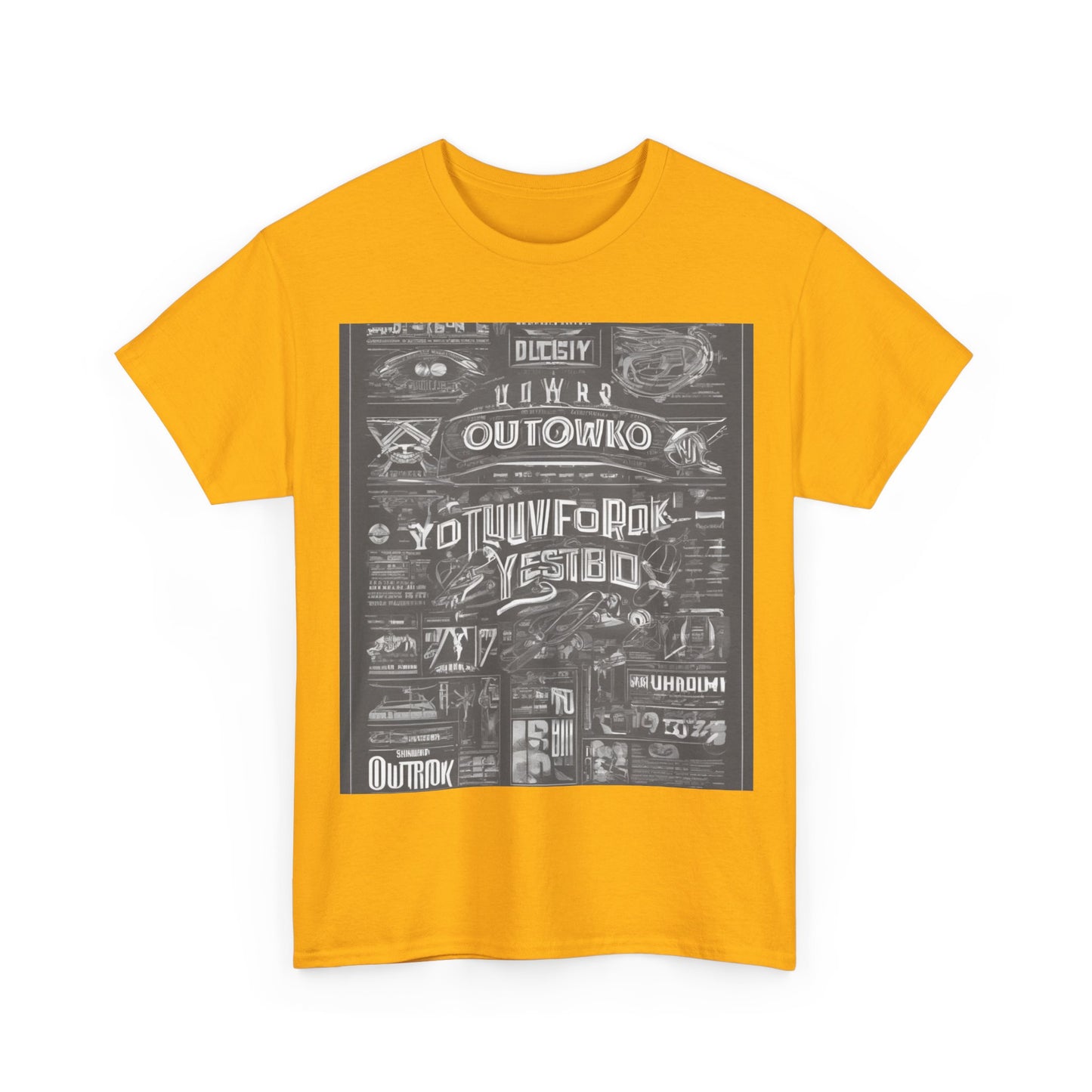boostlete-field-day-type-outwork-yesterday-big-blueprint-0173 — Unisex Heavy Cotton Tee (Gildan 5000)