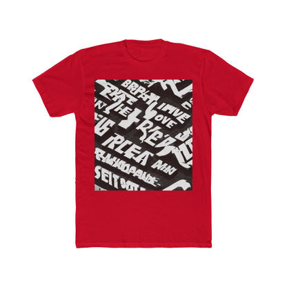 boostlete-pr-season-type-breathe-move-repeat-split-isometric-0017 — Unisex Cotton Crew Tee (NL 3600)