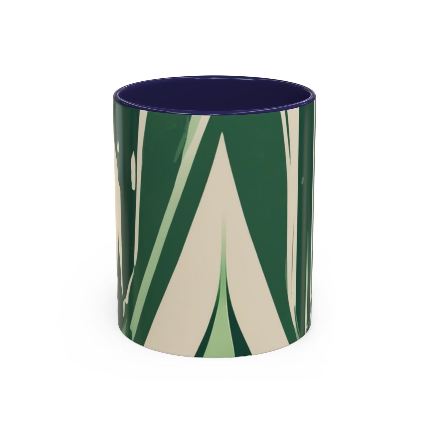 boostlete-quiet-power-icon-water-glitch-retro-0186 — Accent Mug 11oz/15oz