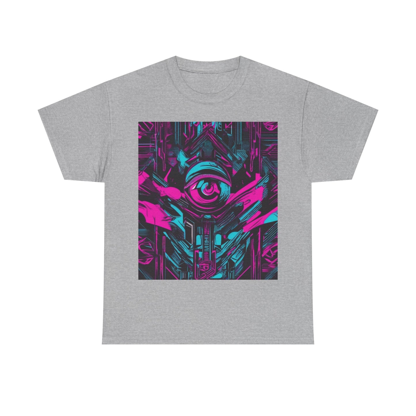 boostlete-iron-intent-type-eyes-up-forward-big-line-art-0065 — Unisex Heavy Cotton Tee (Gildan 5000)