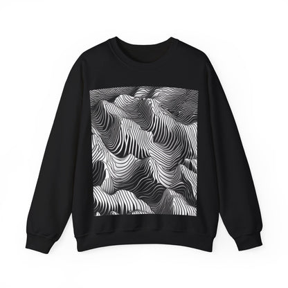 boostlete-field-day-pattern-topographic-isometric-0211 — Unisex Heavy Blend Crewneck Sweatshirt (Gildan)