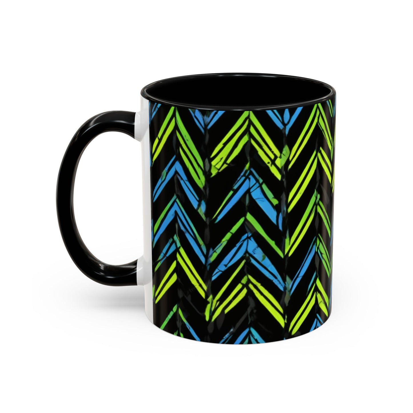 boostlete-mile-by-mile-pattern-chevron-monoline-0051 — Accent Mug 11oz/15oz