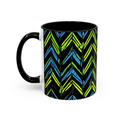 boostlete-mile-by-mile-pattern-chevron-monoline-0051 — Accent Mug 11oz/15oz