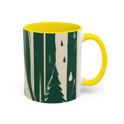 boostlete-quiet-power-icon-water-glitch-retro-0186 — Accent Mug 11oz/15oz