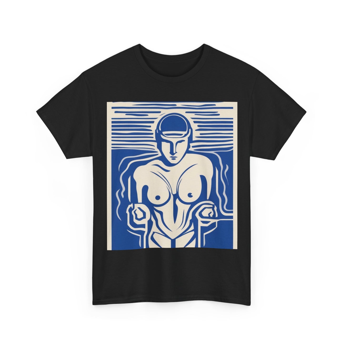 boostlete-boost-mode-icon-swimmer-motion-vector-0062 — Unisex Heavy Cotton Tee (Gildan 5000)