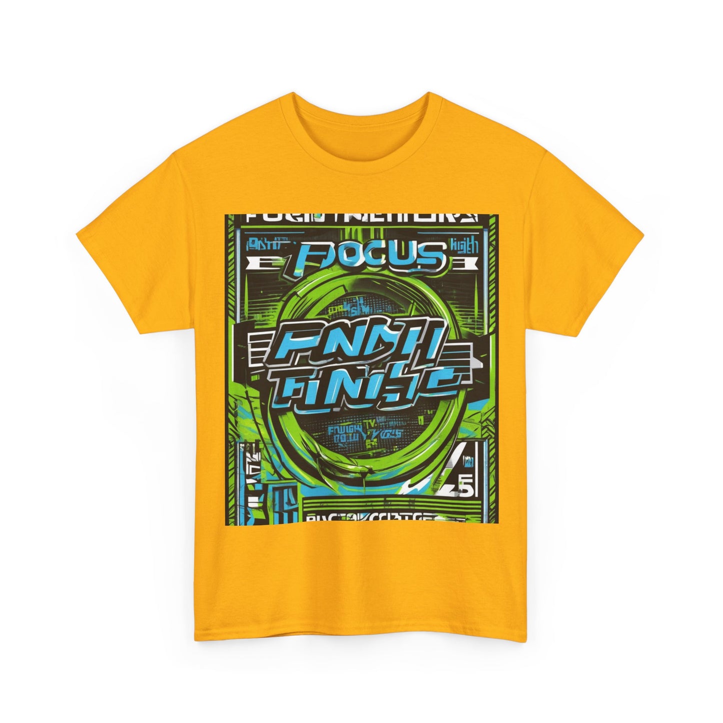 boostlete-iron-intent-type-focus-finish-big-retro-0177 — Unisex Heavy Cotton Tee (Gildan 5000)