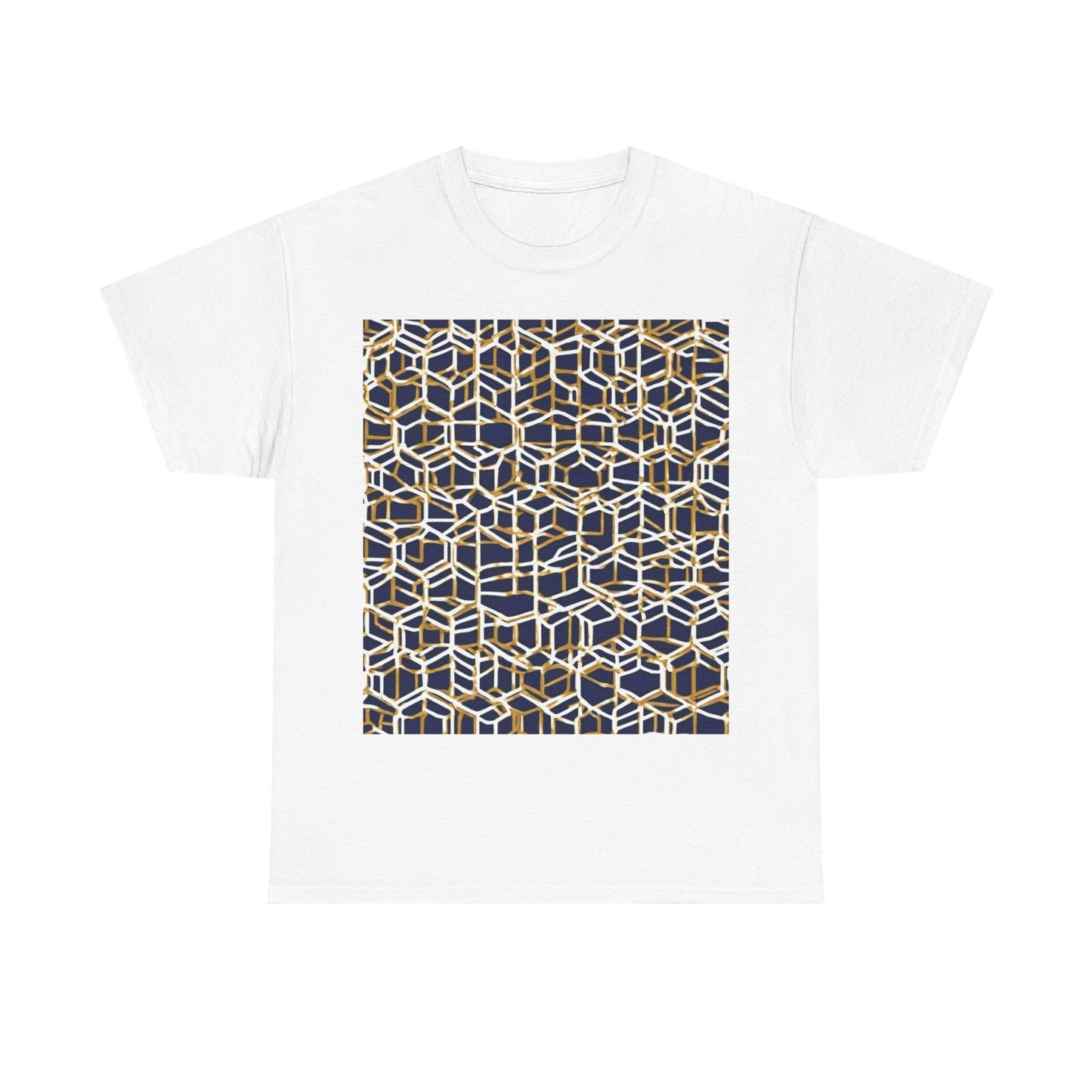 boostlete-am-crew-pattern-hex-industrial-0131 — Unisex Heavy Cotton Tee (Gildan 5000)