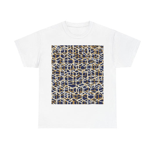boostlete-am-crew-pattern-hex-industrial-0131 — Unisex Heavy Cotton Tee (Gildan 5000)