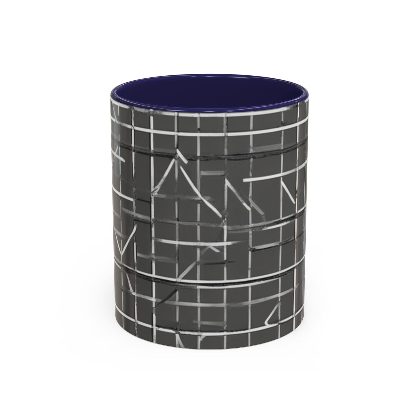 boostlete-rise-grind-pattern-plate-number-monoline-0291 — Accent Mug 11/15oz