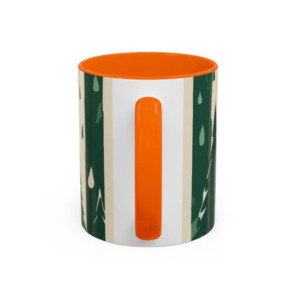 boostlete-quiet-power-icon-water-glitch-retro-0186 — Accent Mug 11oz/15oz