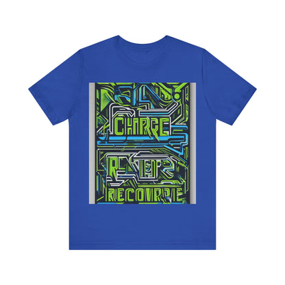 boostlete-pr-season-type-charge-train-recover-outline-over-solid-geometric-0129 — Unisex Jersey Short Sleeve (B+C 3001)
