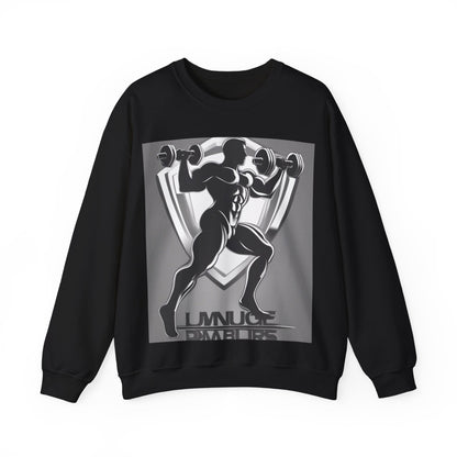 boostlete-mile-by-mile-scene-lunge-3d-athletic-0020 — Unisex Heavy Blend Crewneck Sweatshirt (Gildan)