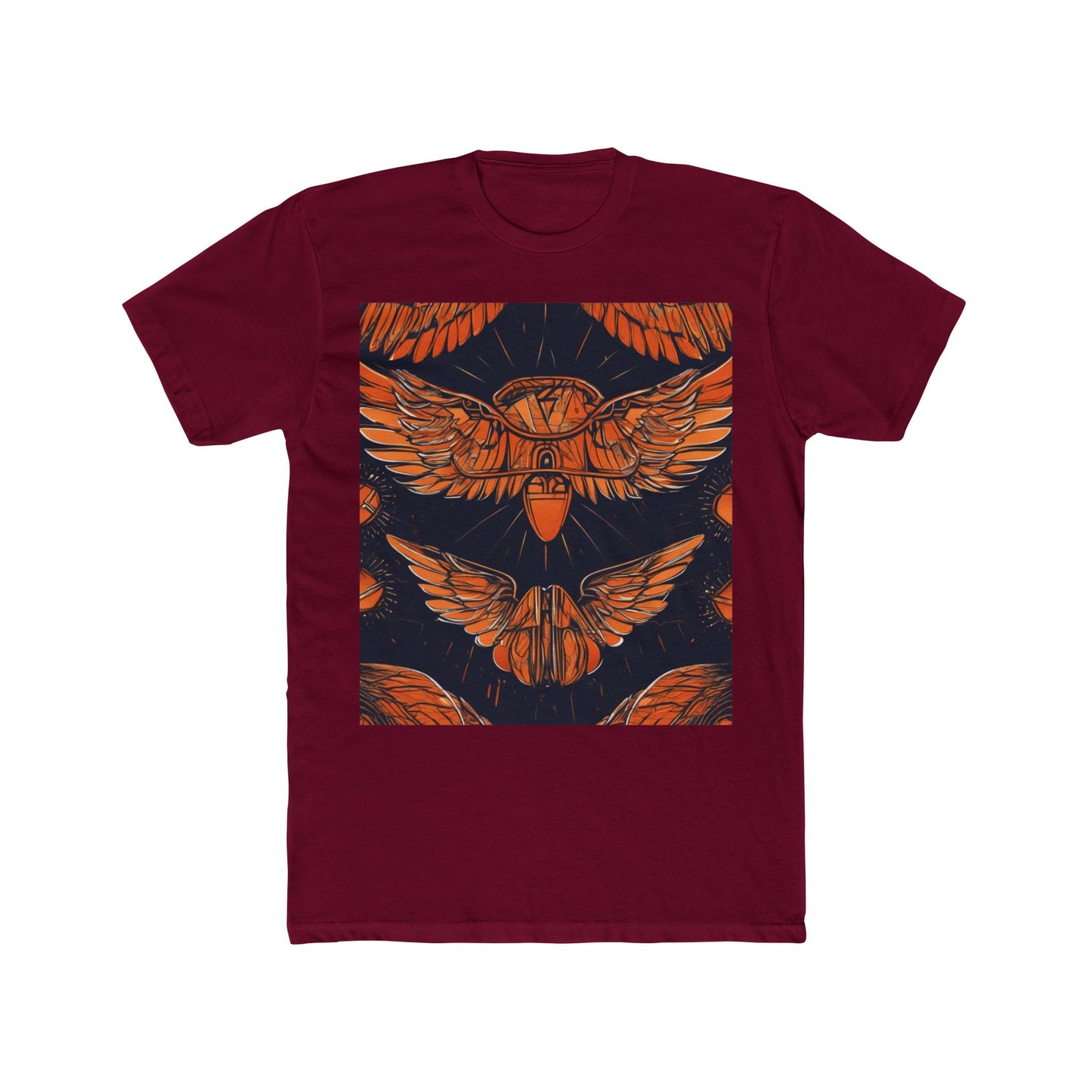 boostlete-field-day-icon-wings-soft-geometric-0298 — Unisex Cotton Crew Tee (NL 3600)