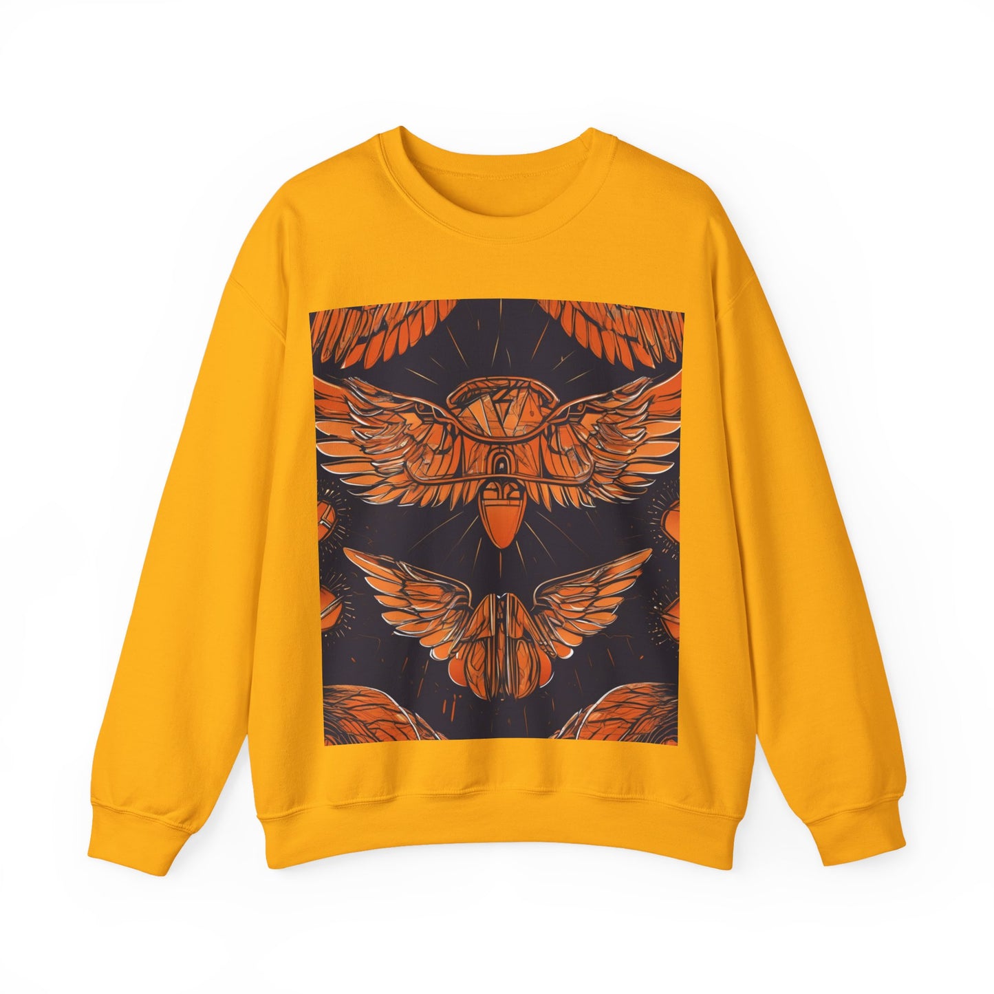 boostlete-field-day-icon-wings-soft-geometric-0298 — Unisex Heavy Blend Crewneck Sweatshirt (Gildan)