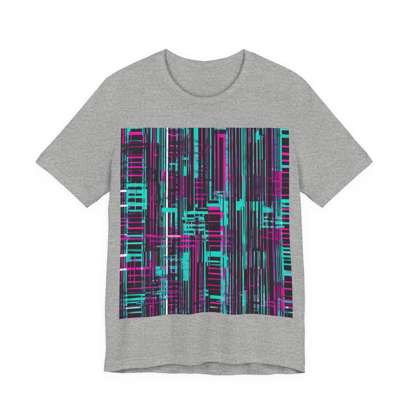 boostlete-field-day-pattern-barcode-retro-0275 — Unisex Jersey Short Sleeve (B+C 3001)
