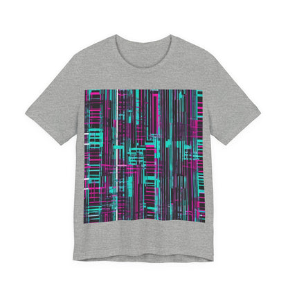 boostlete-field-day-pattern-barcode-retro-0275 — Unisex Jersey Short Sleeve (B+C 3001)
