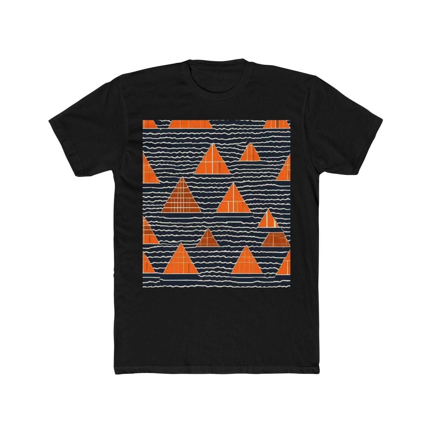 boostlete-iron-intent-pattern-stair-steps-industrial-0259 — Unisex Cotton Crew Tee (NL 3600)