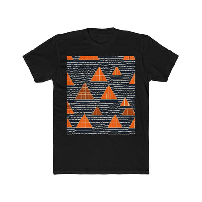 boostlete-iron-intent-pattern-stair-steps-industrial-0259 — Unisex Cotton Crew Tee (NL 3600)