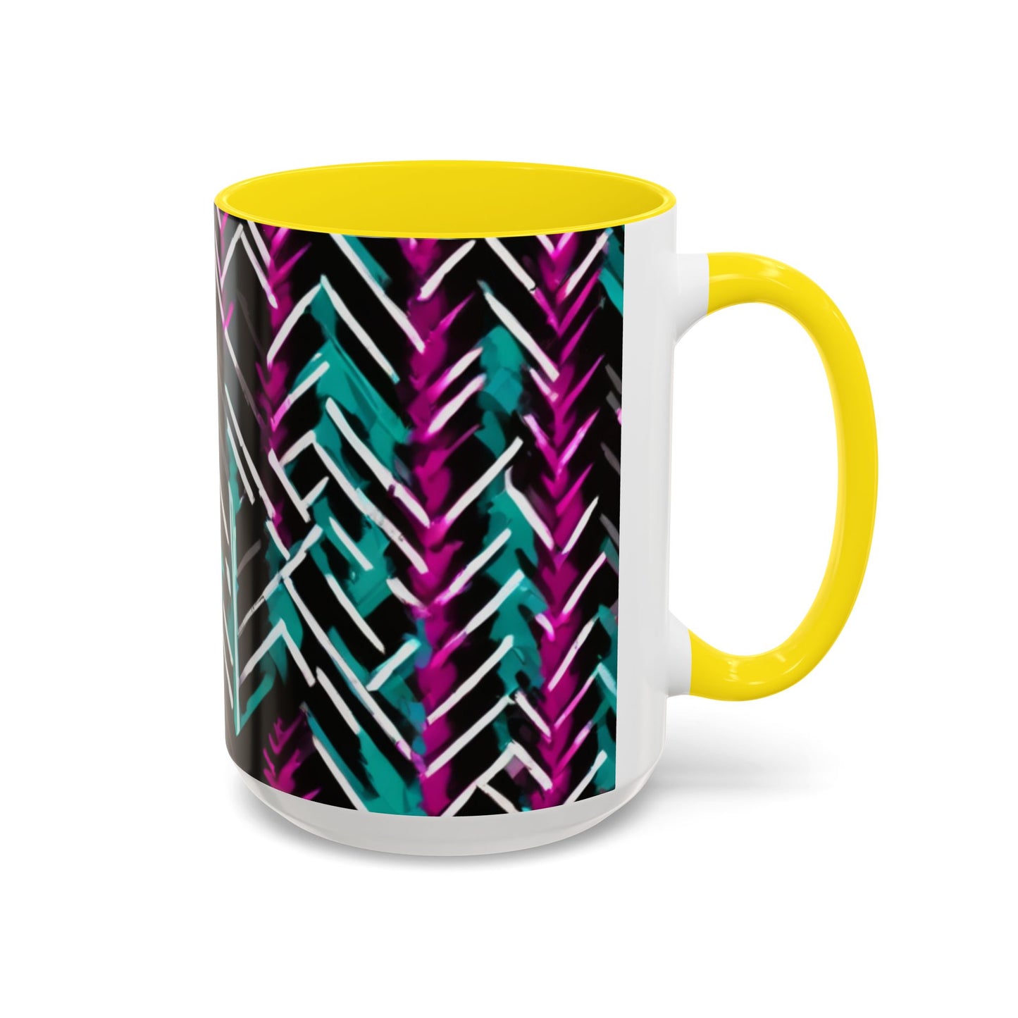 boostlete-recovery-progress-pattern-chevron-retro-0243 — Accent Mug 11/15oz