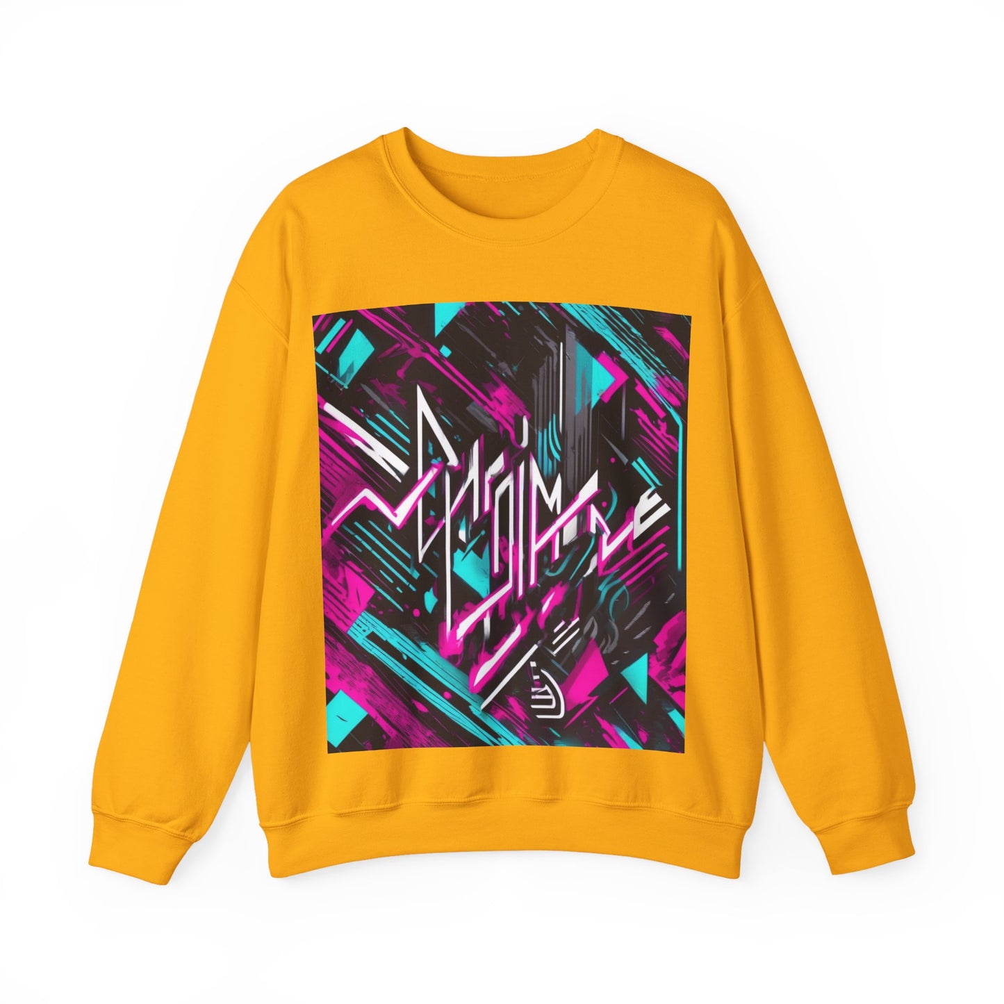 boostlete-recovery-progress-type-momentum-over-mood-diagonal-vector-0213 — Unisex Heavy Blend Crewneck Sweatshirt (Gildan)