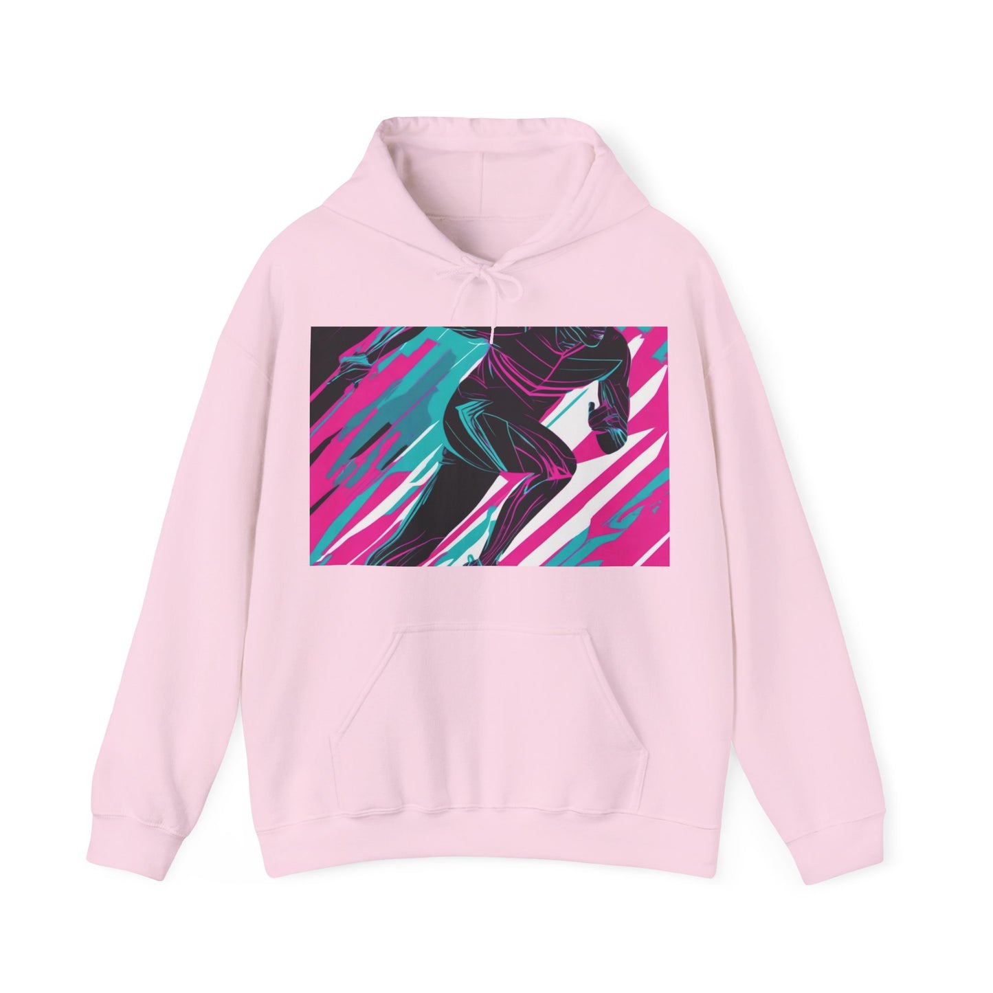 boostlete-mile-by-mile-scene-sprinter-motion-modern-0828 — Unisex Heavy Blend Hoodie (G18500)