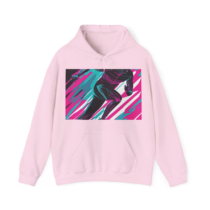 boostlete-mile-by-mile-scene-sprinter-motion-modern-0828 — Unisex Heavy Blend Hoodie (G18500)