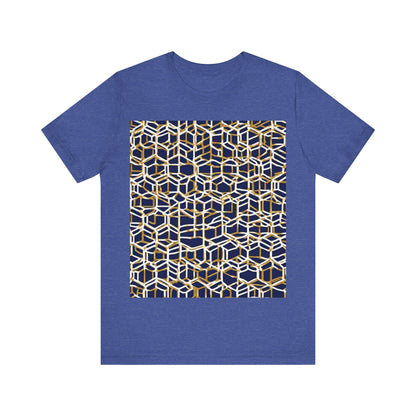 boostlete-am-crew-pattern-hex-industrial-0131 — Unisex Jersey Short Sleeve (B+C 3001)